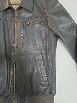 Cazadora Piel Springfield Hombre Talla M