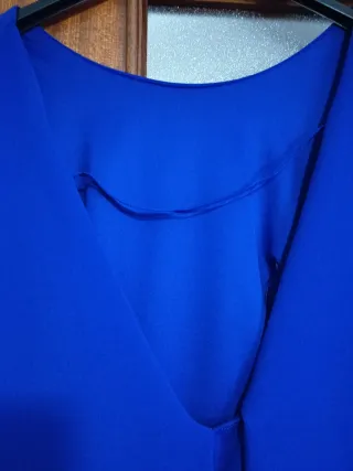 Vestido fiesta azul talla L