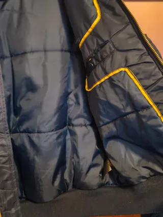 Chaqueta Alpha Industries Azul con Cremallera Dora