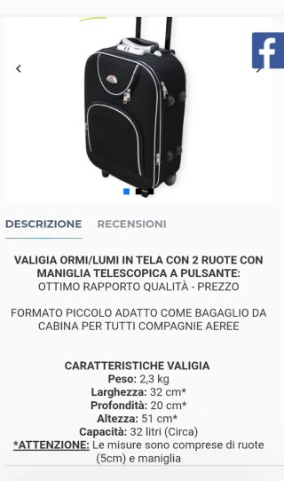 Trolley da cabina nero