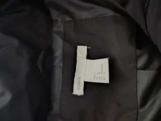 Abrigo premamá negro Talla L amplia