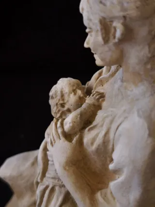Figura Maternidad Vintage Olot Escayola