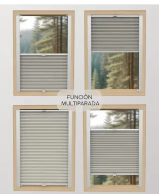 Estor Plisado Sonello 70x200cm Gris