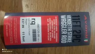 Caña de pesca 2 piezas 11 pies. Marca avanti.