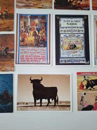 Lote 15 postales taurinas