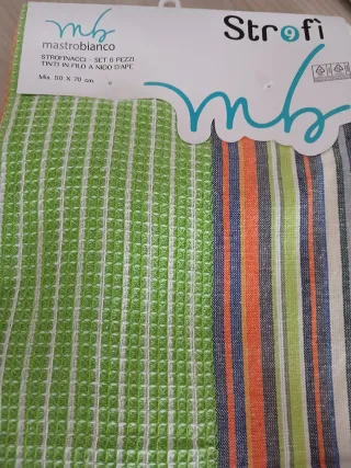 Set Strofi strofinacci cotone poliestere