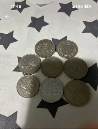 Lote de monedas variadas