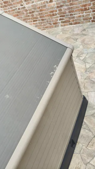 Caseta Perro Grande Beige/Gris