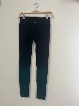 Mallas deportivas degradado negro/verde