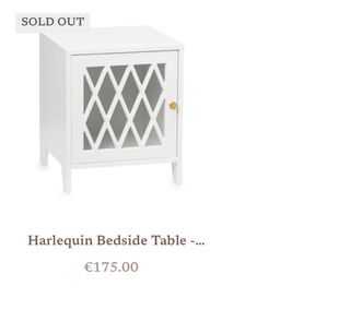 Mesita de noche Harlequin madera