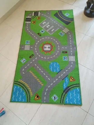 Alfombra infantil Ikea carretera Storabo