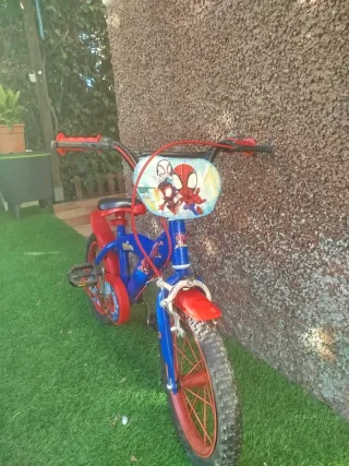 Bicicleta Spiderman niño