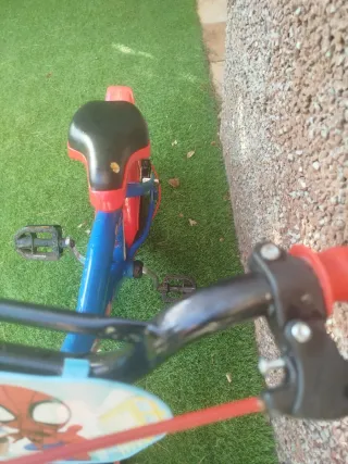 Bicicleta Spiderman niño