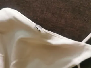 Top bikini lazo blanco