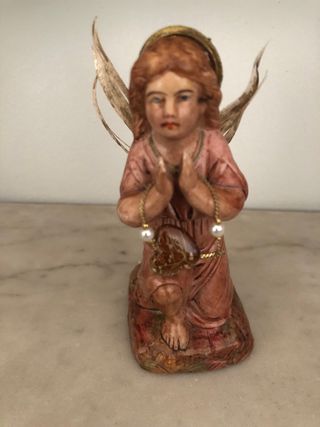 Angelito antiguo taller restauración . 10,5 cm