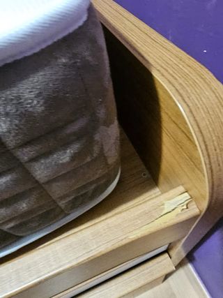 Habitación juvenil madera y tela