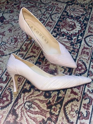 Salones Latouche Beige/Rosa Tacon Bajo