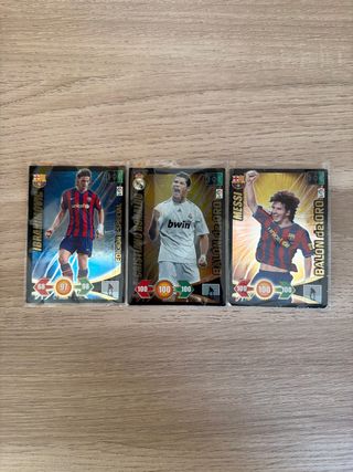 Adrenalyn 2009-2010 Messi y Cristiano Balón de Oro