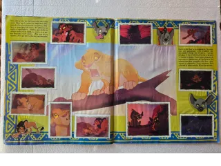 Album COMPLETO El Rey León, de PANINI Disney 1995
