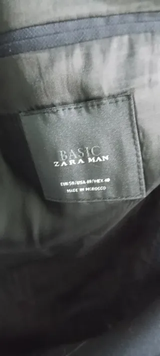 Traje de chaqueta azul marino hombre