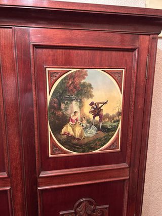 Armario Vintage Madera Pinturas