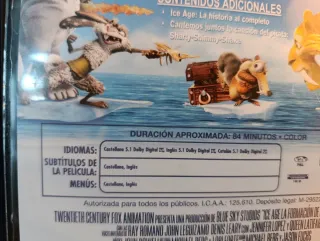 Pack Ice Age Trilogía + Ice Age 4 DVD
