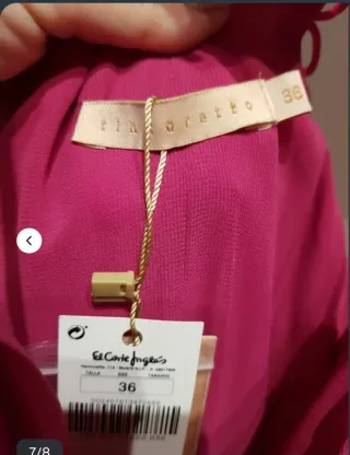 Vestido largo Tintoretto rosa