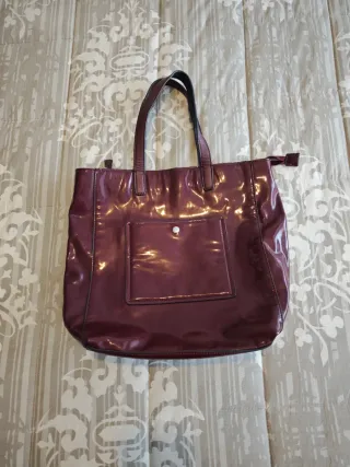 Bolso Parfois charol granate