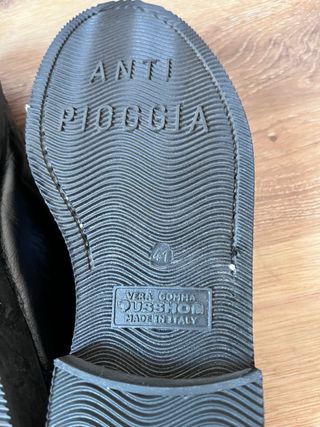 Mocassini CRISPI uomo pelle nera taglia 41