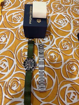 Reloj Pagani Design Negro y Verde
