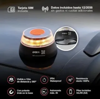 Luz de emergencia V16 Geolocalizada EBOX