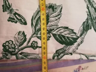 Colcha bouti 90cm verde y Blanco. 13€/1 y 25€/2
