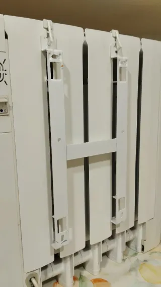 Radiador de aceite blanco