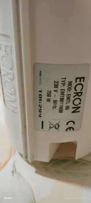 Radiador de aceite blanco