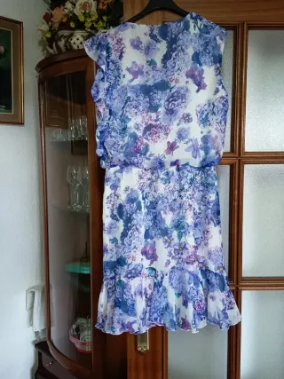 Vestido ZENDRA floral morado talla XXL