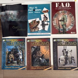 LOTE 103 revistas y 13 libros modelismo figuras