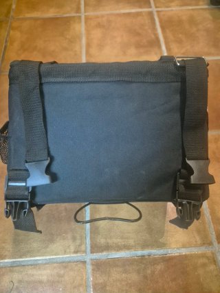 Cesta transportín bicicleta plegable para perro