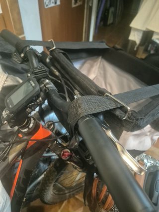 Cesta transportín bicicleta plegable para perro