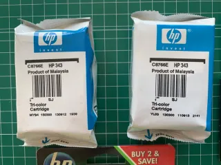 Cartuchos Tinta HP 343- 933-337