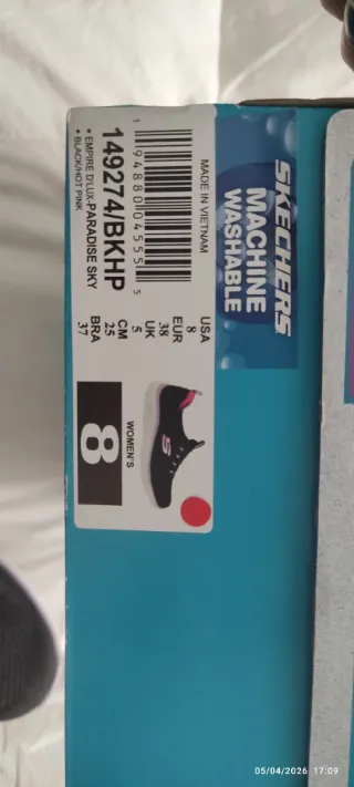 Zapatillas Skechers  mujer Negras y Rosas