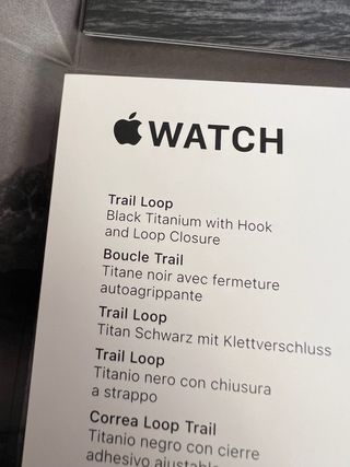 Apple Watch Ultra 3 titanio negro PRECINTADO