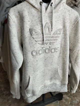 Sudadera Adidas con Logo Brillante