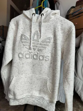 Sudadera Adidas con Logo Brillante