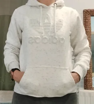 Sudadera Adidas con Logo Brillante