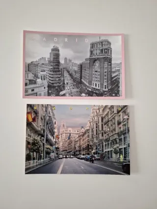 Lote 5 Postales Madrid