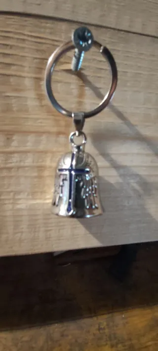 Campana Protectora con Cruz Azul y Plateada