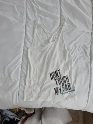 Camiseta tirantes DONT TOUCH MY BAR