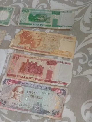 Lotes de Billetes Extranjeros Varios Países