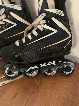 Equipo Hockey niño, patines talla 1