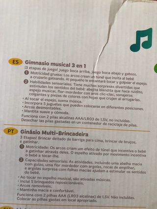 Gimnasio musical 3 en 1 para bebés Fisher-Price